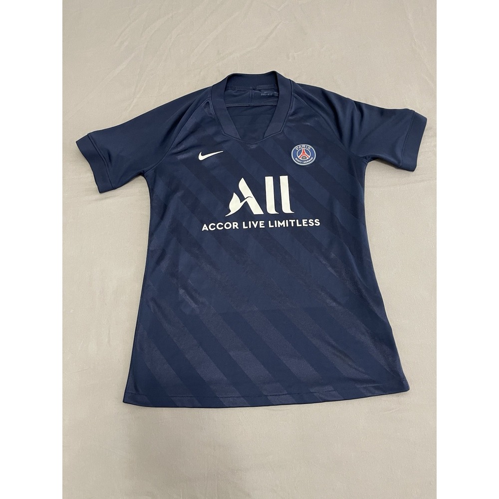Nike Paris Saint-Germain PSG Jersey Mens Small Navy Blue Soccer 32 Plantation